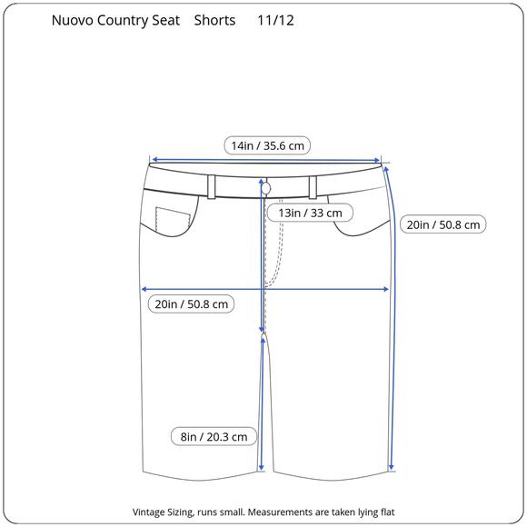 VTG 90s Nuovo Country Seat Womens Denim Shorts Size 11/12 High Rise Retro Summer - Picture 9 of 9